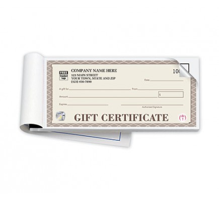 Santa Fe Customer Gift Certificate Books 